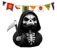 Skeleton Duck - 3d Printed Spooky Desk Halloween Decor With Skull Design
