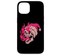 Skeleton Fire Skull Christmas Badass Custodia per iPhone 13