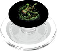 Skeleton Guitar Guy Rock AndRoll Band Rock On PopSockets PopGrip per MagSafe