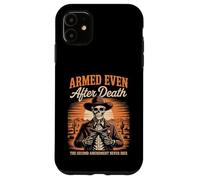 Skeleton Gun Rights Liberty Lives Forever Día de los Muertos Custodia per iPhone 11