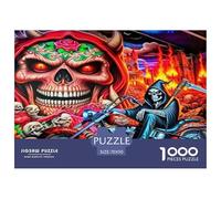 Skeleton Knight Puzzle 1000 Pezzi Regali Per Gli Amanti E Gli Amici 1000 Stukjes Halloween Puzzle Giocattolo Decompressivo Intellettuale Educativo Intrattenimento Creativo Per La Decorazione Della Cas
