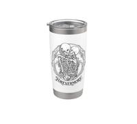 Skeleton Lovers Forevermore Romantico Gotico Grafica Bicchiere termico in acciaio inox doppia parete