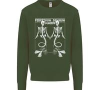 Skeleton Mermaids Eternal Sleep Of The Sea Skulls Uomo Sweatshirt Jumper