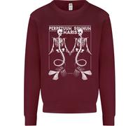 Skeleton Mermaids Eternal Sleep Of The Sea Skulls Uomo Sweatshirt Jumper