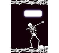 Skeleton notebook: A5 Grid Paper with Gothic Cover Design
