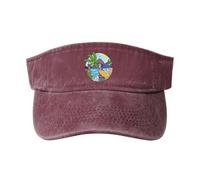 Skeleton On A Tropical Beach Vacation Cappelli con Visiera Parasole Berretto da Baseball Confortevoli Leggeri Cappellini con Visiera Parasole per Uomo Adulti Casuale