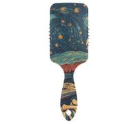 Skeleton Play The Piano Starry Sky carino spazzola per capelli delicata Progettato massaggio del cuoio capelluto per capelli lisci con manico ergonomico cepillo para cabello de mujer