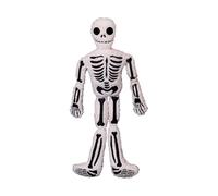 Skeleton Plush | Cute Stuffed Skull Pillow | Soft Halloween Plush Dolls For Kids And Adults | Home Decor Cushion For Living Room, Bedroom, Sofa, Couch, Car, Office, Bed | Travel Companion Toy For