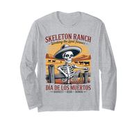 Skeleton Ranch - già de Los Muertos Latino Farmer Pride Maglia a Manica