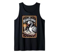 Skeleton Reader Goose - Spettrale Tarocco Book Lover Canotta