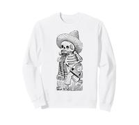 Skeleton Tequila Sugar Skull Dia De Los Muertos Mexicans Felpa
