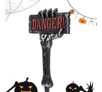 Skeleton Yard Signs, Halloween Decorations, Party Supplies,21.26x11.02x1.18 Inches, Bone Design, Garden Lawn Patio Porch, Spooky Outdoor Indoor Accent for Haunted House Front Door and Walkway