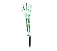Skeleton Yard Stake, Skeleton Light, 3.93x18.11 Inches Compact Size Realistic Solar Powered Ghost Arm, Pathway Ground Decoration for Lawn, Cemetery, Garden and Backyard