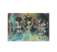Skeletons are Dancing at A Haunted House Party Jigsaw Puzzles Challenging Game Toys 500 Piecing