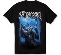 Skeletonwitch - Mens At One with The Shadows T-Shirt in Black Unisex 100% Cotton Short-Sleeve T-Shirts Black XXXL