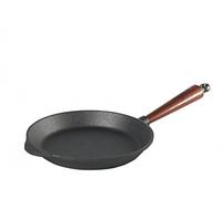 SKEPPSHULT - Padella in ghisa con manico in legno, 24 cm