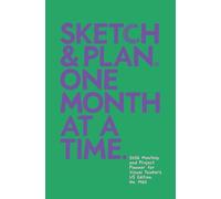 SKETCH AND PLAN. ONE MONTH AT A TIME - M611: 2026 Monthly Planner for Visual Thinkers, Professionals, Creatives | US Holidays | Project Timelines, Vision Boards, Doodle Pages | 5.25” x 8” Cream Paper