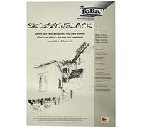SKETCH - Blocco da disegno, formato DIN A3, 120 g/mq, 50 fogli, bianco A4