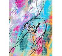 Sketch Book for Drawing: Color Pastel Ink Abstract Design: Nice Sketchbook Smooth White Paper 8.5" X 11" - 120 Pages Blank Paper Artist Drawing Book (Premium Artistic Cover Vol. 20)