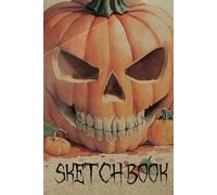 Sketch Book - Jack O'Lantern: Notebook for Sketching, Drawing or Writing, 120 Pages, 6x9 (Premium Cover)