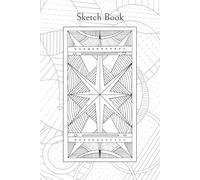 Sketch Book: Line Art Cover 6 x9 inches with 110 blank pages for Drawings , Doodles, Journals, and more... | Great Gift Idea for Boy or Girl