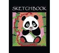 Sketch Book: Panda-Inspired Large 8.5 x 11 inches Drawing Pad with 200 Blank Pages, Sketch Pad for Kids and Adults