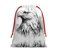 Sketch Eagle Head L - Sacchetti regalo con motivo a testa di aquila, per aggiungere un tocco di formalità a matrimoni, Natale, compleanni e anniversari (S - L)