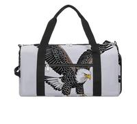 Sketch of Bald Eagle - Borsa da palestra per uomo e donna, impermeabile, grande borsone per allenamento da viaggio
