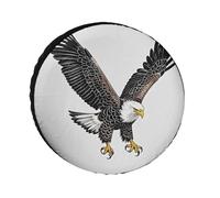 Sketch of Bald Eagle - Coperture per pneumatici per immersioni, impermeabili, anti UV, da 28 pollici, per camper, camion, SUV, rimorchio, universale, per tutte le stagioni