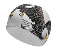 Sketch of Bald Eagle - Cuffia da nuoto per donne e uomini, resistente, antiscivolo, ad alta elasticità, per capelli lunghi e corti, trecce e dreadlock, mantiene i capelli asciutti