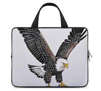 Sketch of Bald Eagle Diving - Custodia protettiva per computer portatile da 15 pollici, per viaggi d'affari o tablet