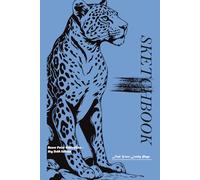 Sketchbook: Azure Pulse Collection - Sky Drift Edition: Tiger Themed Sketchbook for Drawing & Doodling - 6x9 Inch, 100 Pages