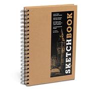 Sketchbook (Basic Medium Spiral Kraft): Acid-Free Quality Paper (128 pages): 16