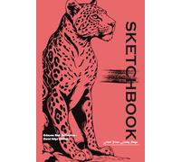 Sketchbook: Crimson Riot Collection - Coral Edge Edition: Tiger Themed Sketchbook for Drawing - 6x9 Inch, 100 Pages