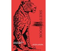 Sketchbook: Crimson Riot Collection - Red Inferno Edition: Tiger Themed Sketchbook for Drawing - 6x9 Inch, 100 Pages