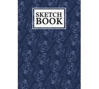 Sketchbook (Dark Blue) A4 Size: Kitty Cat Pattern Cover Drawing Pad for Artists, Beginners and Creative Kids Boys Girls Women 120 Blank Pages