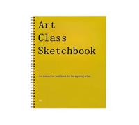 Sketchbook di classe d'arte 2025, libro di disegno a spirale, libro di lavoro interattivo per guardare l'artista