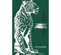 Sketchbook: Emerald Core Collection - Emerald Depths Edition: Tiger Themed Sketchbook for Drawing - 6x9 Inch, 100 Pages