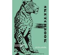 Sketchbook: Emerald Core Collection - Pastel Tide Edition: Tiger Themed Sketchbook for Drawing - 6x9 Inch, 100 Pages
