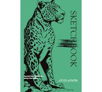 Sketchbook: Emerald Core Collection - Spring Flow Edition: Tiger Themed Sketchbook for Drawing - 6x9 Inch, 100 Pages