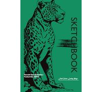 Sketchbook: Emerald Core Collection - Verdant Rise Edition: Tiger Themed Sketchbook for Drawing - 6x9 Inch, 100 Pages