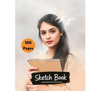 Sketchbook for Artists | Blank Drawing Pad for Sketching & Doodling: 100 Pages of Smooth Blank Paper for Pencil, Pen, and Charcoal Art