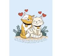 Sketchbook for Cat Lovers : Lined Journal & Diary | Crescent Cat Journal: 8.5 x 11 Inch 120 pages sketchbook