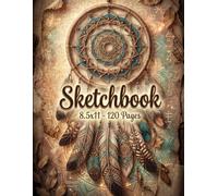 Sketchbook for Drawing (8.5 x 11, 120 Pages) - Mandala Spiritual Art Edition: Large Unlined Art Notebook with Blank White Pages for Artists, Doodling & Creative Practice