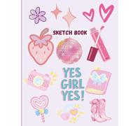 Sketchbook for Girls: Cute Drawing & Doodle Book with 120 Blank White Pages | Creative Art Sketch Pad Gift for Girls, Tweens & Teens | Perfect Birthday & Holiday Present