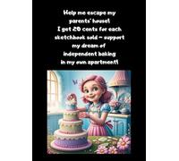 Sketchbook for Kids and for everyone, Large format A4, 100 sheets, 200 pages, white pages, for Coloring, Drawing, dreams come true, independent baking
