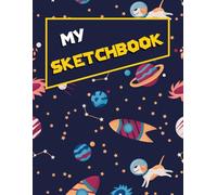 Sketchbook For Kids with a Fun Rhyme - Large Sketch Pad With Blank Paper For Drawing, 120 Pages Of Premium Paper, Ideal for Developing Art Skills and ... For Painting, Writing, Sketching or Doodling