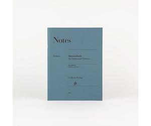 Sketchbook for music and notes. Quaderno pentagrammato a 14 righi e 32 pagine. HENLE VERLAG