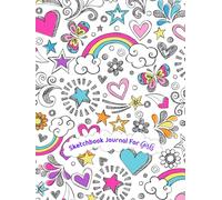 Sketchbook Journal for Girls: 110 pages, White paper, Sketch, Doodle and Draw