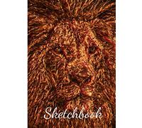 Sketchbook lion: Drawing Book Lion | For Adults, Kids, Girls, Boys | Large Size 17,78 x 25,4 cm, 40 pages to fill | Ideal To draw, paint, make ... artist, painter, lover of artistic creations.